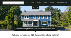 Desktop Screenshot of northeastjbconstruction.com
