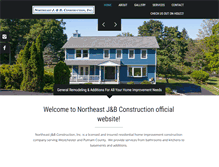 Tablet Screenshot of northeastjbconstruction.com
